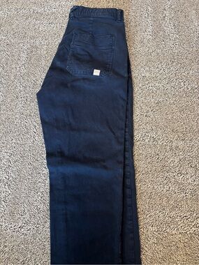 Navy Straight Leg Pants